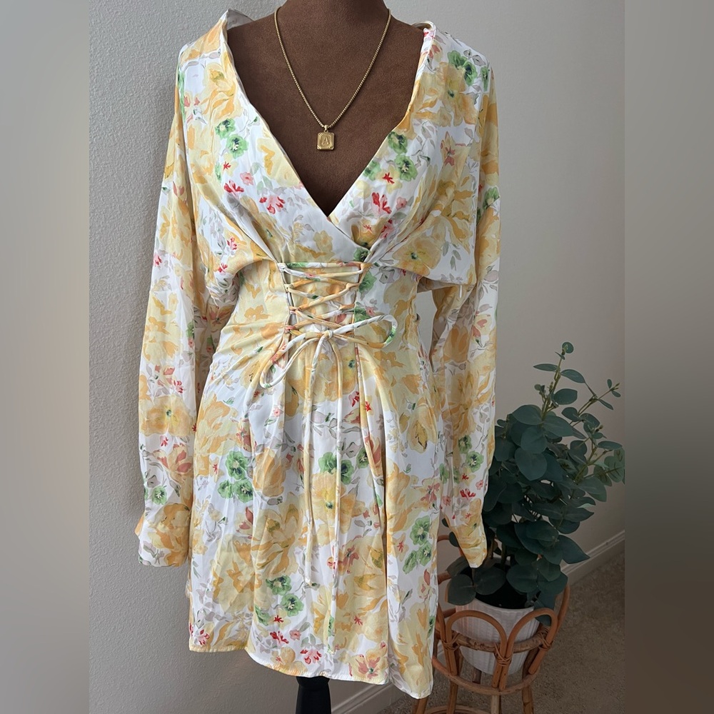 Zara floral dress